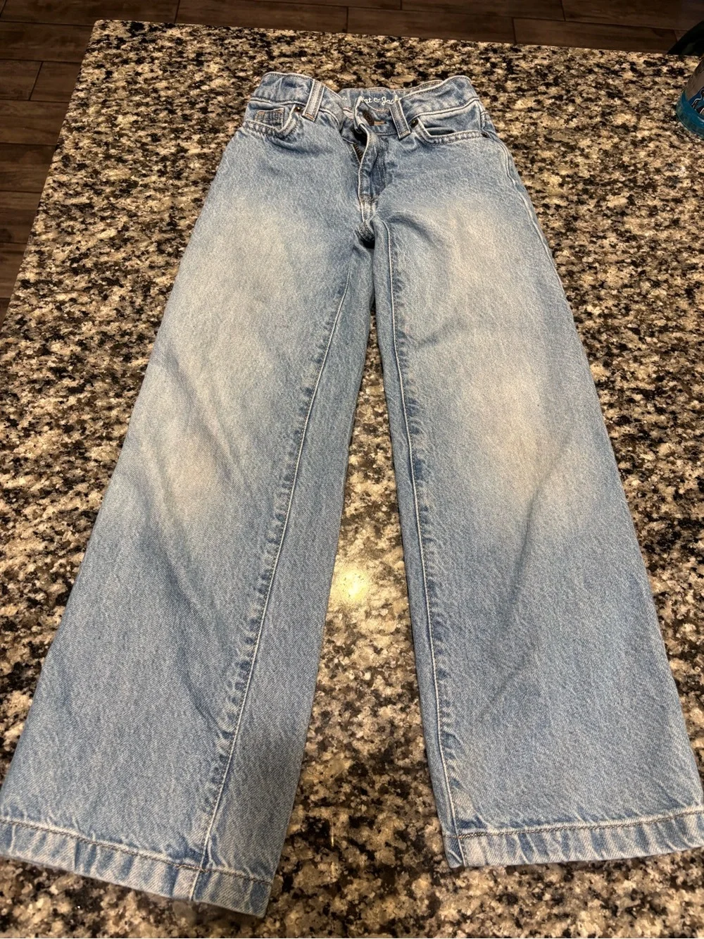 Cat & Jack Light Blue Slim wide leg  girls Jeans